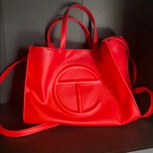 Red Teflar Medium Bag